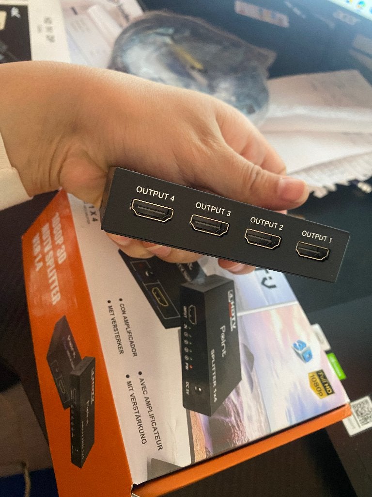 HDMI splitter 1 naar 4, Ophalen, Nieuw