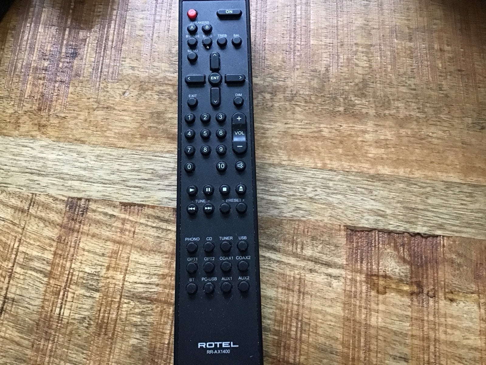 Rotel RR-AX1400 Afstandsbediening, Ophalen of Verzenden, Zo goed als nieuw, Origineel, Receiver of Versterker