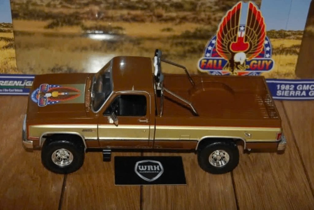 1:18 GMC K2500 SIERRA GRANDE FALL GUY GREENLIGHT in box WRH, Verzenden, Zo goed als nieuw, Auto, Overige merken