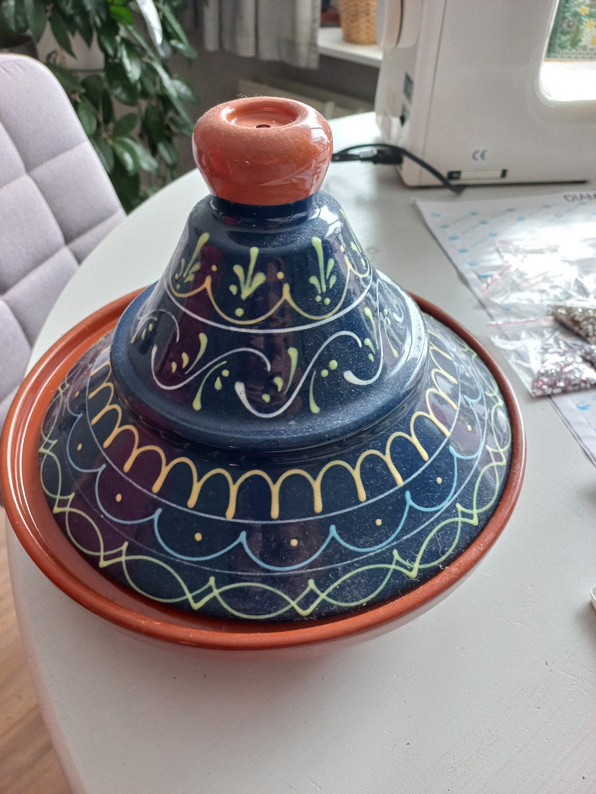 Tajine aardewerk, Ophalen, Overige materialen
