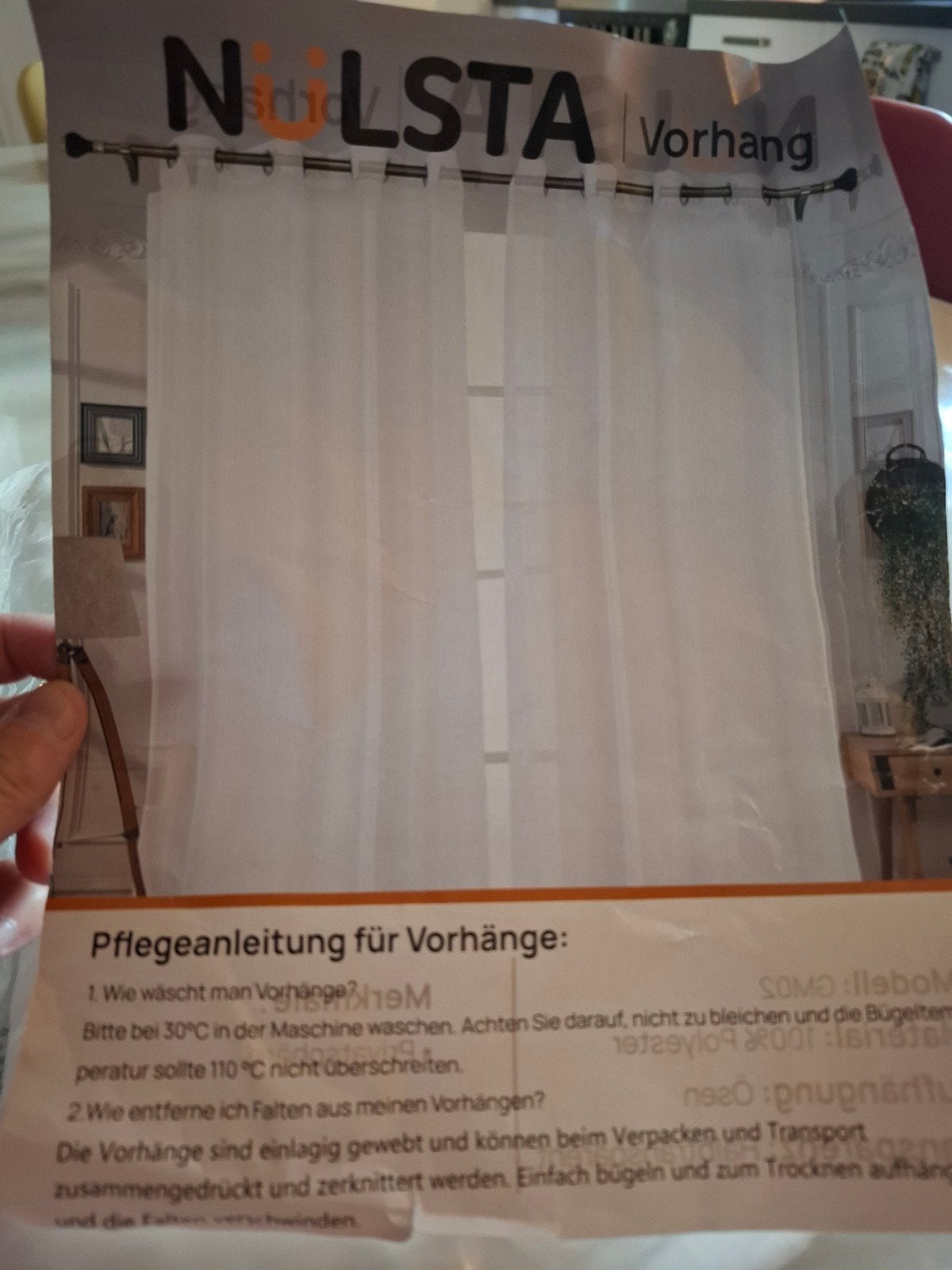 8  Nieuw Nölsta Vitrage Gordijn - Wit, Lichtdoorlatend, Vitrage, Overige merken, Wit, Nieuw