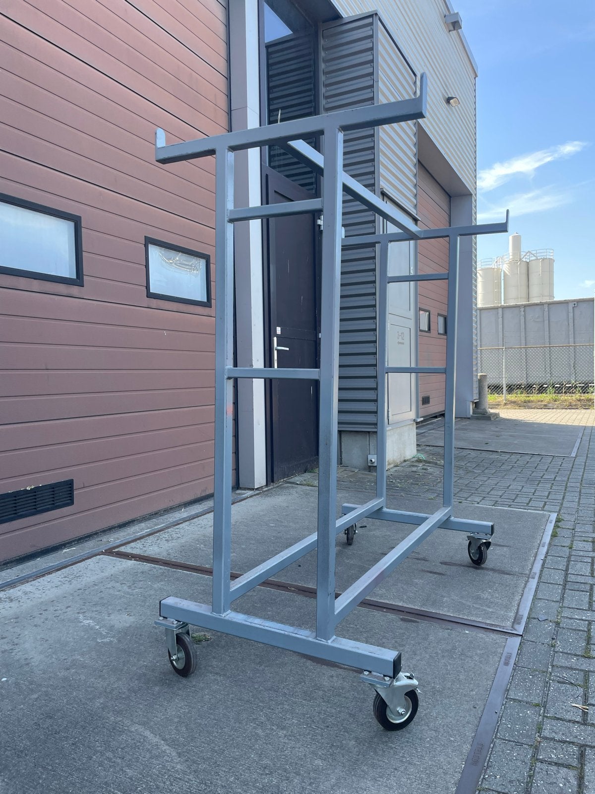 Steiger bok op wielen  76cm breed 148cm lang, Doe-het-zelf en Verbouw, Ophalen, Gebruikt, Overige typen, Minder dan 2 meter