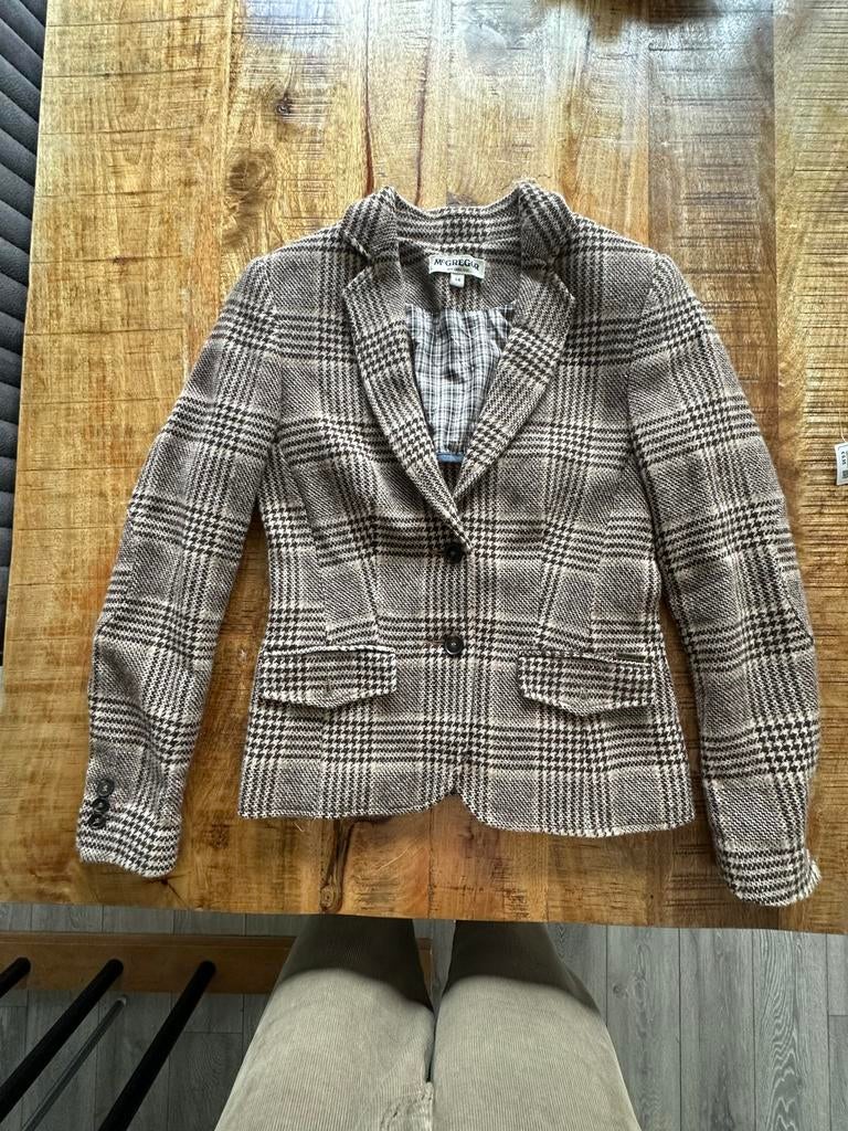 McGregor geruit blazer, Ophalen of Verzenden, Zo goed als nieuw, Maat 34 (XS) of kleiner, Bruin