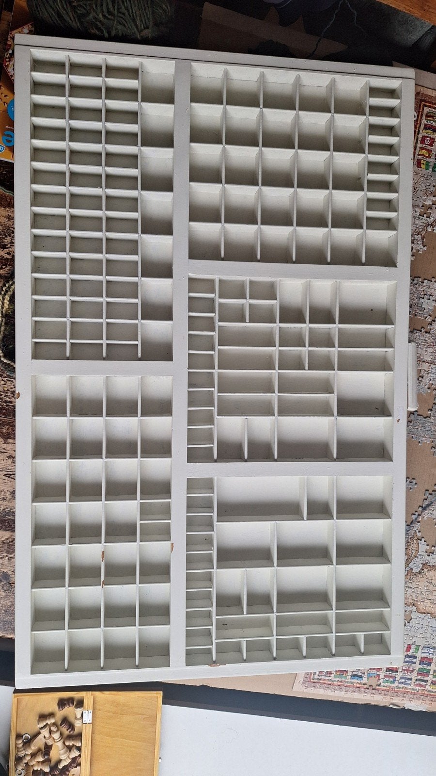 grote letterbak wit 83x53, Ophalen, Gebruikt