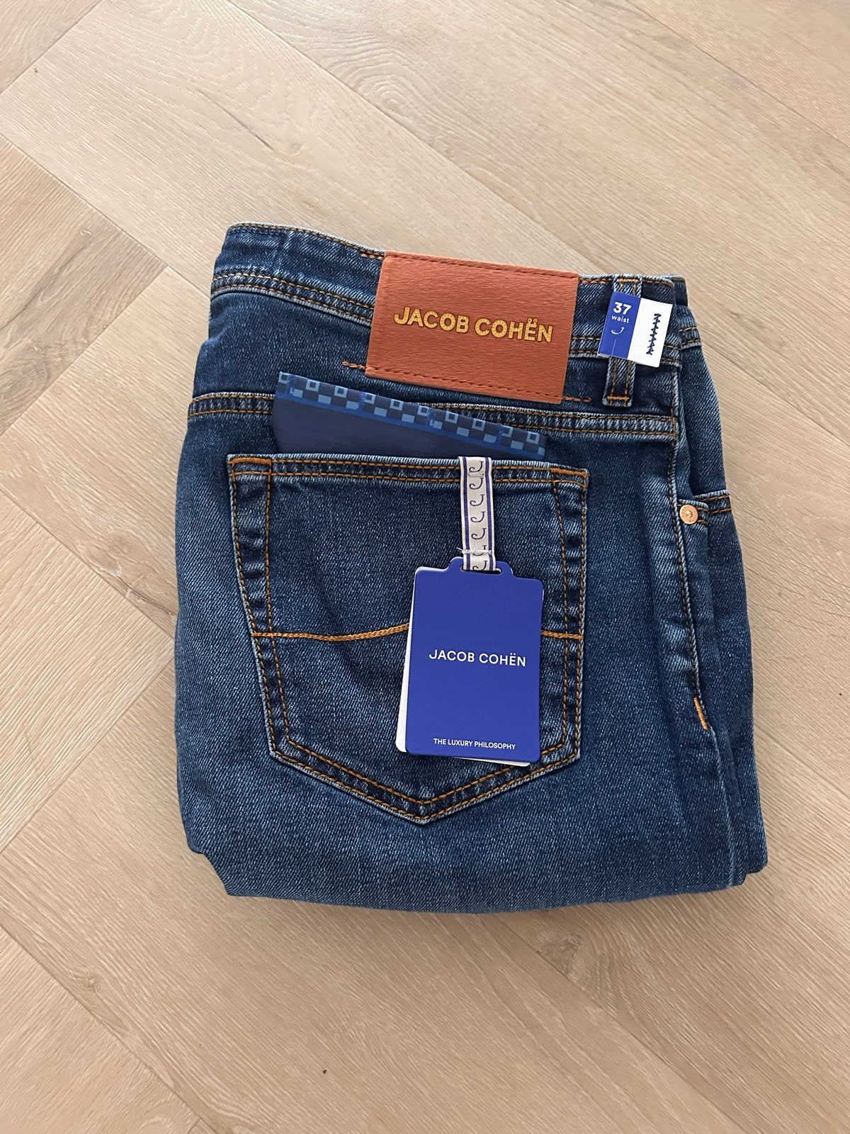 Jacob Cohën Bard Jeans - Nieuw met labels - Maat W37, Verzenden, Nieuw, Blauw, Overige jeansmaten