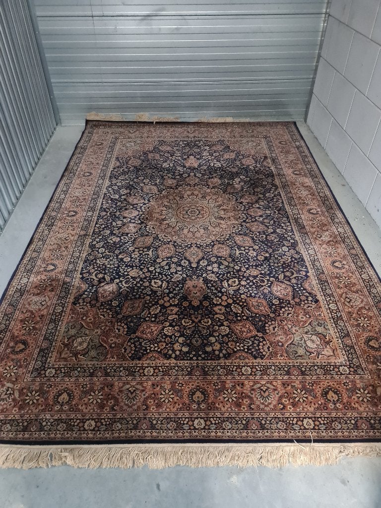 Klassiek Perzisch Vloerkleed/Tapijt 2x3m, Ophalen, Gebruikt, Blauw, 150 tot 200 cm