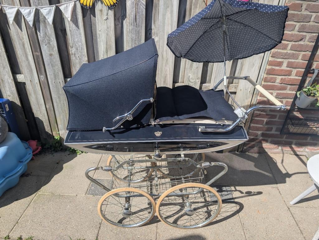 Van Delft Kinderwagen ZGAN - Nooit buiten gebruikt, Kinderen en Baby's, Kinderwagens en Combinaties, Zo goed als nieuw, Met reiswieg
