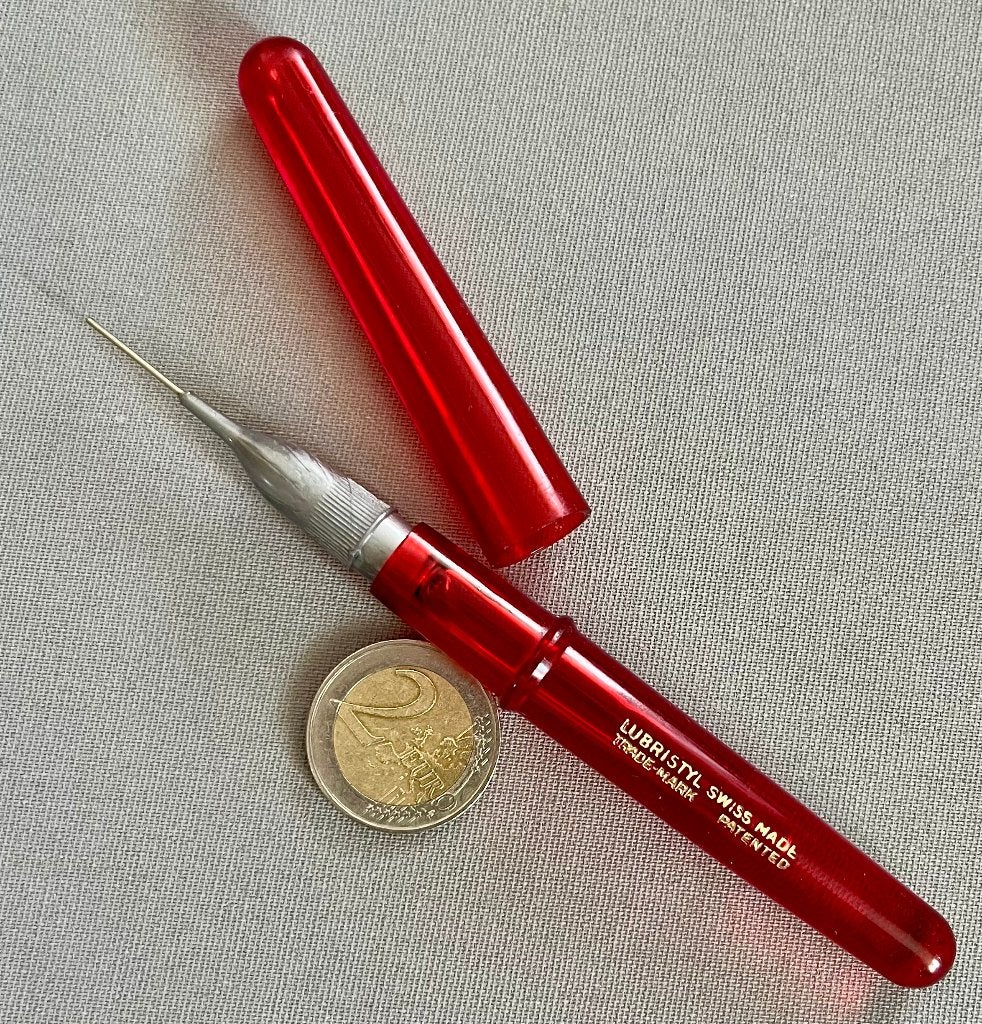 Vintage 'Lubristyl' Olie-Pen, voor fijn werk, Ophalen of Verzenden