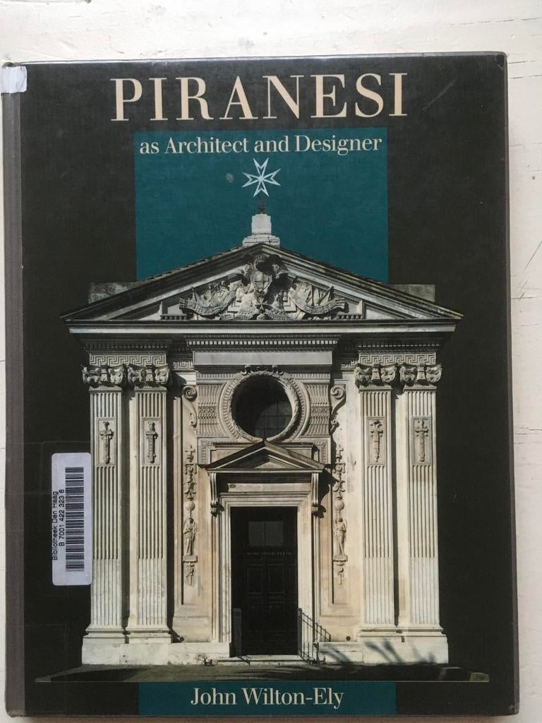 Piranesi as architect and designer, Ophalen of Verzenden, Zo goed als nieuw, Architecten