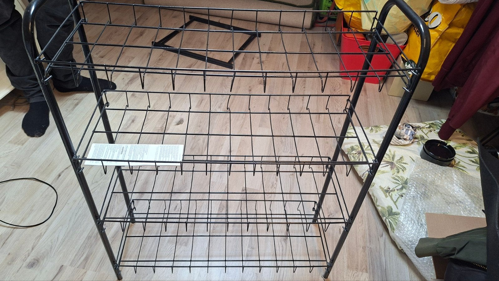 Metalen schoenenrek met 3 lagen, Ophalen of Verzenden, Zo goed als nieuw