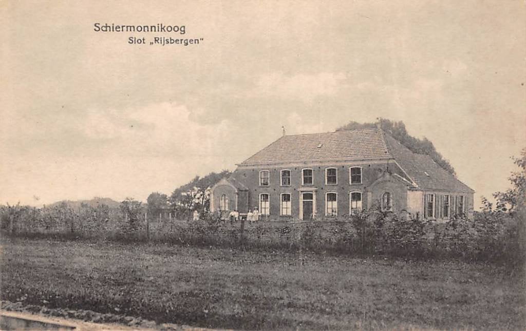 Schiermonnikoog Slot "Rijsbergen"  Kasteel 1917, Verzamelen, Verzenden, Voor 1920, Ongelopen, Gelderland