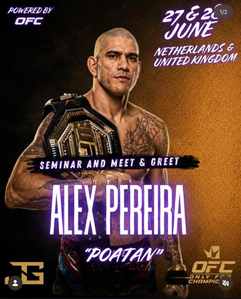 Alex pereira meet & greet, Tickets en Kaartjes, Kortingen en Cadeaubonnen, Twee personen, Overige soorten