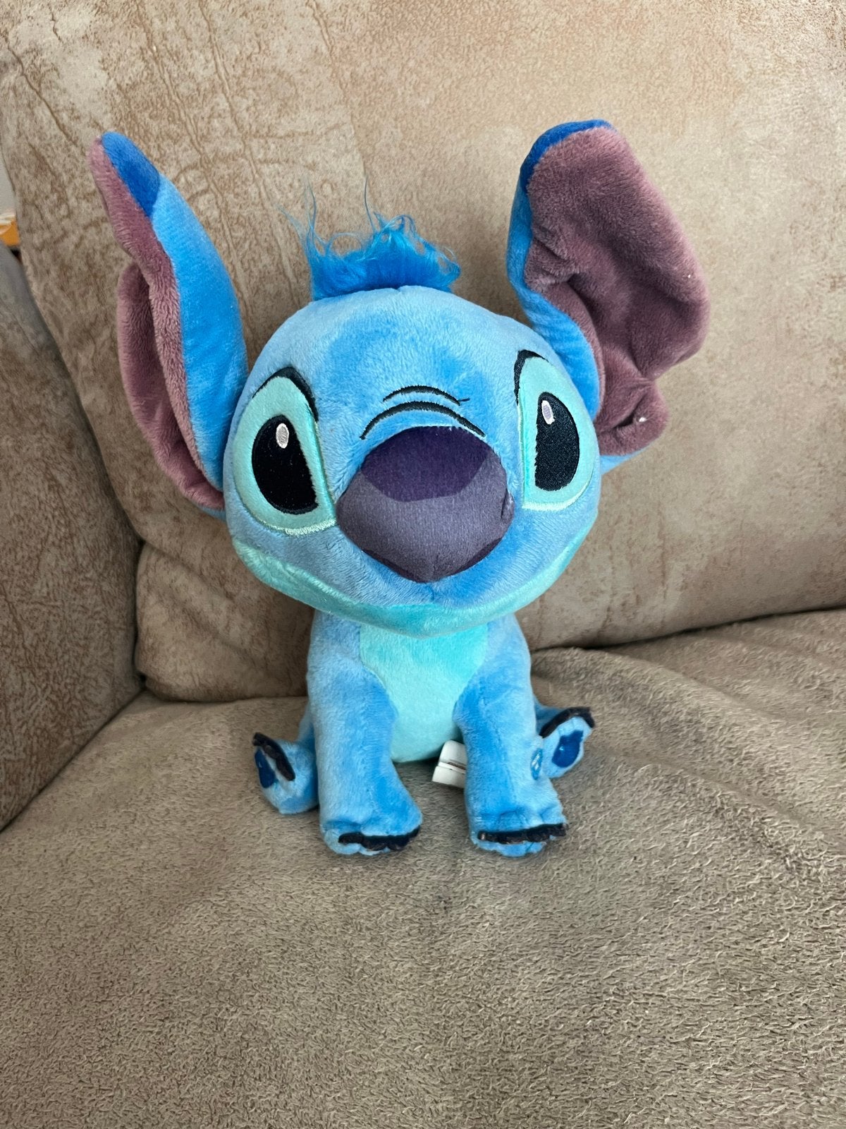 Disney Stitch Knuffel - Zo goed als nieuw, Disney, Overige typen, Blauw, Ophalen of Verzenden