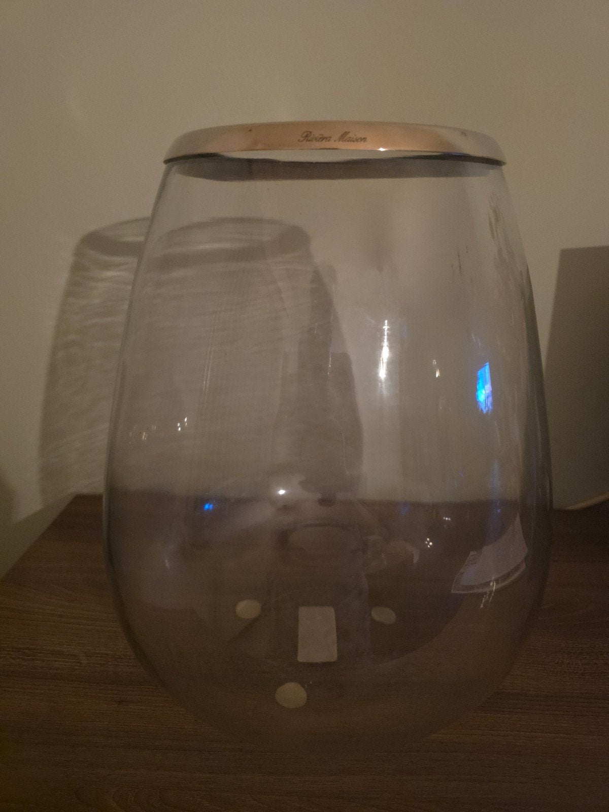 Riviera Maison Basic Bubble Hurricane M, Ophalen of Verzenden, Zo goed als nieuw, Glas
