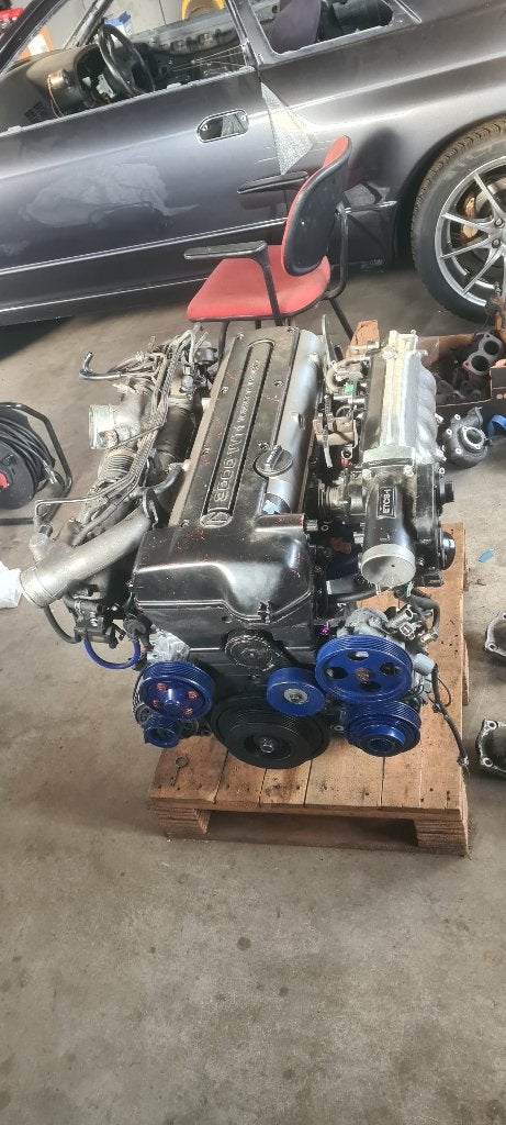 2JZ-GTE Motorblok Toyota Supra mk4 / Aristo JZS161 JDM, Ophalen, Gebruikt