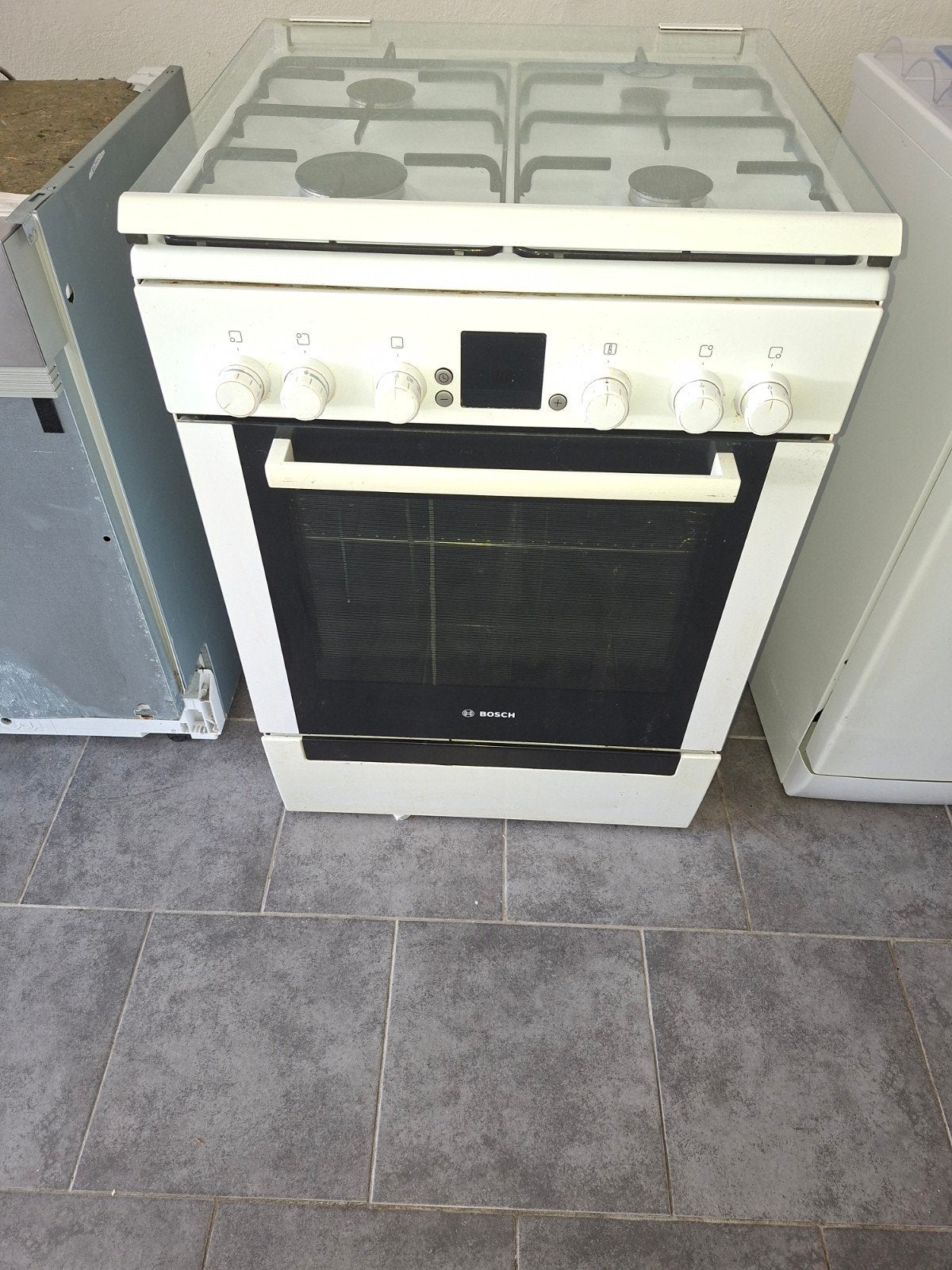 Bosch gasfornuis., Ophalen, Gebruikt, Hete lucht, 60 cm of meer