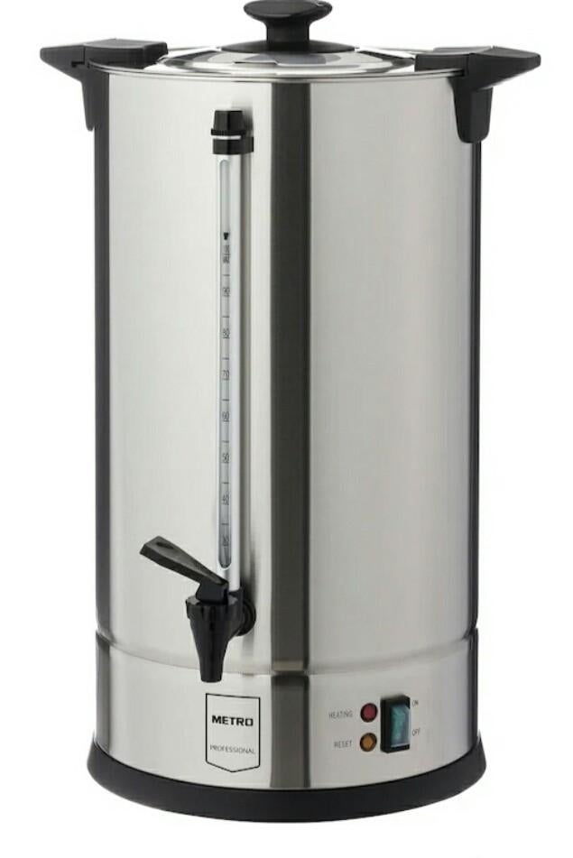 Metro Professional Koffie Percolator - 18 Liter, Gebruikt, 10 kopjes of meer, Koffiemachine, Gemalen koffie