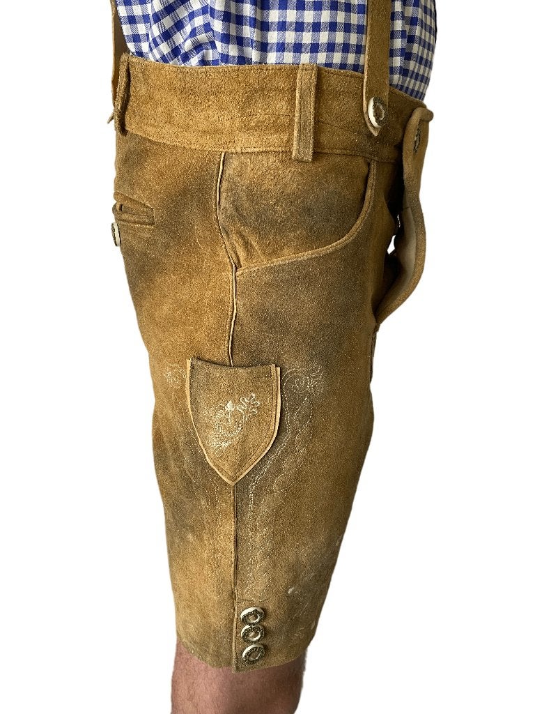 Nieuwe lederhosen uitverkoop - alle maten beschikbaar, Trachten-Shop, Nieuw, Overige maten, Ophalen of Verzenden