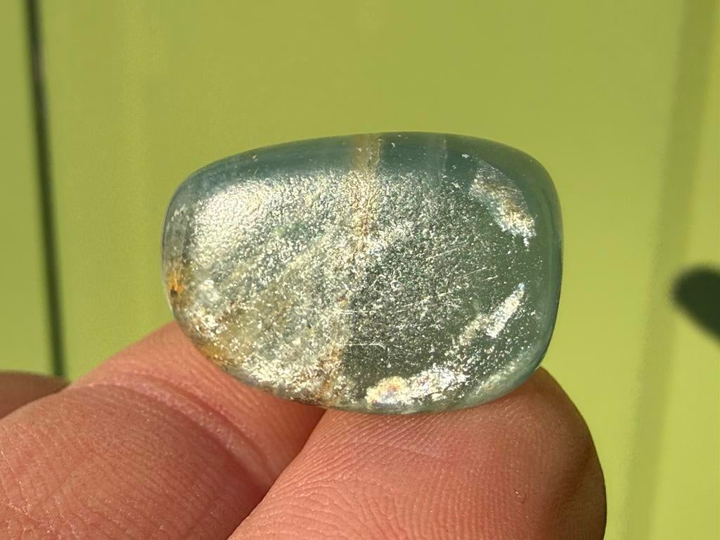 Lemurian Aquatine broekzaksteen mineralen, Ophalen of Verzenden, Mineraal