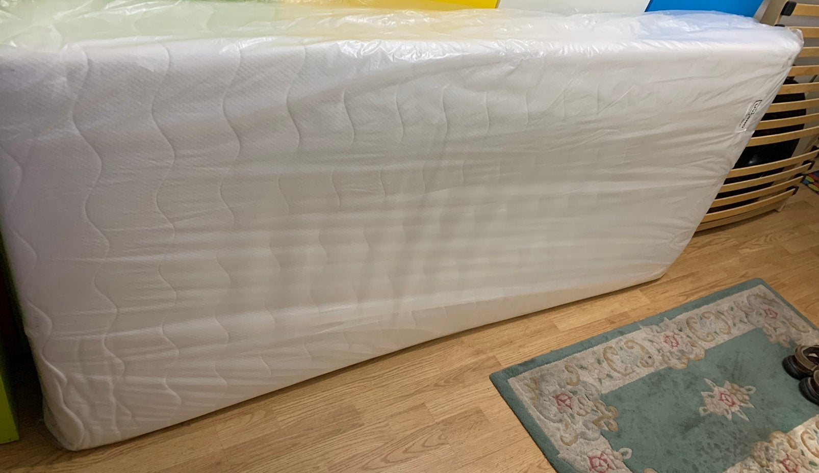 Een Persoon Matras en Bedbodem(90X200), Huis en Inrichting, Slaapkamer | Matrassen en Bedbodems, Ophalen, 90 cm, Eenpersoons, Zo goed als nieuw