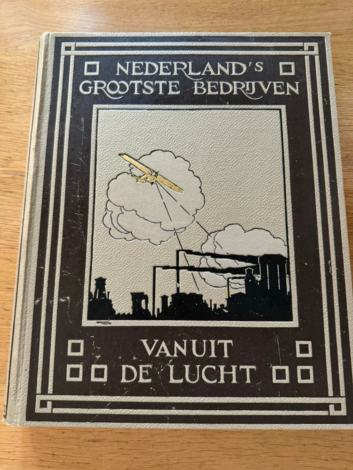 Boek Nederland's Grootste Bedrijven Vanuit De Lucht 1925, Ophalen of Verzenden, Gelezen