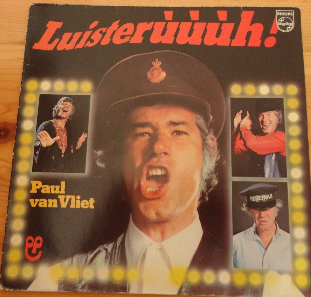 Paul van Vliet -Luisteruuuuuuuuuuh (LP), Ophalen of Verzenden, Gebruikt, 12 inch, Levenslied of Smartlap