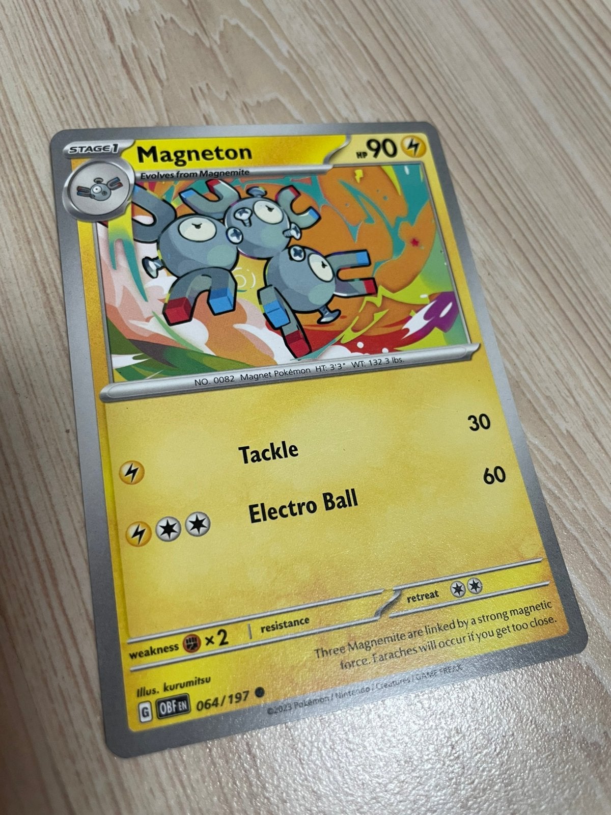 2 Pokémon kaarten: Magneton & Magnezone, Ophalen of Verzenden, Zo goed als nieuw, Meerdere kaarten