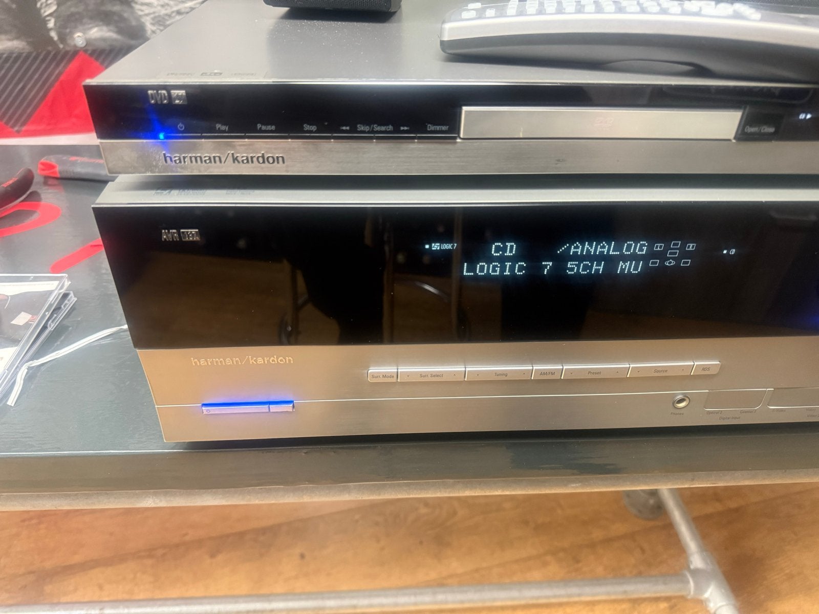 Harman Kardon AVR 137 Home Cinema Set met Bose Acoustimass, Dvd-speler, Ophalen, Overige merken, Gebruikt