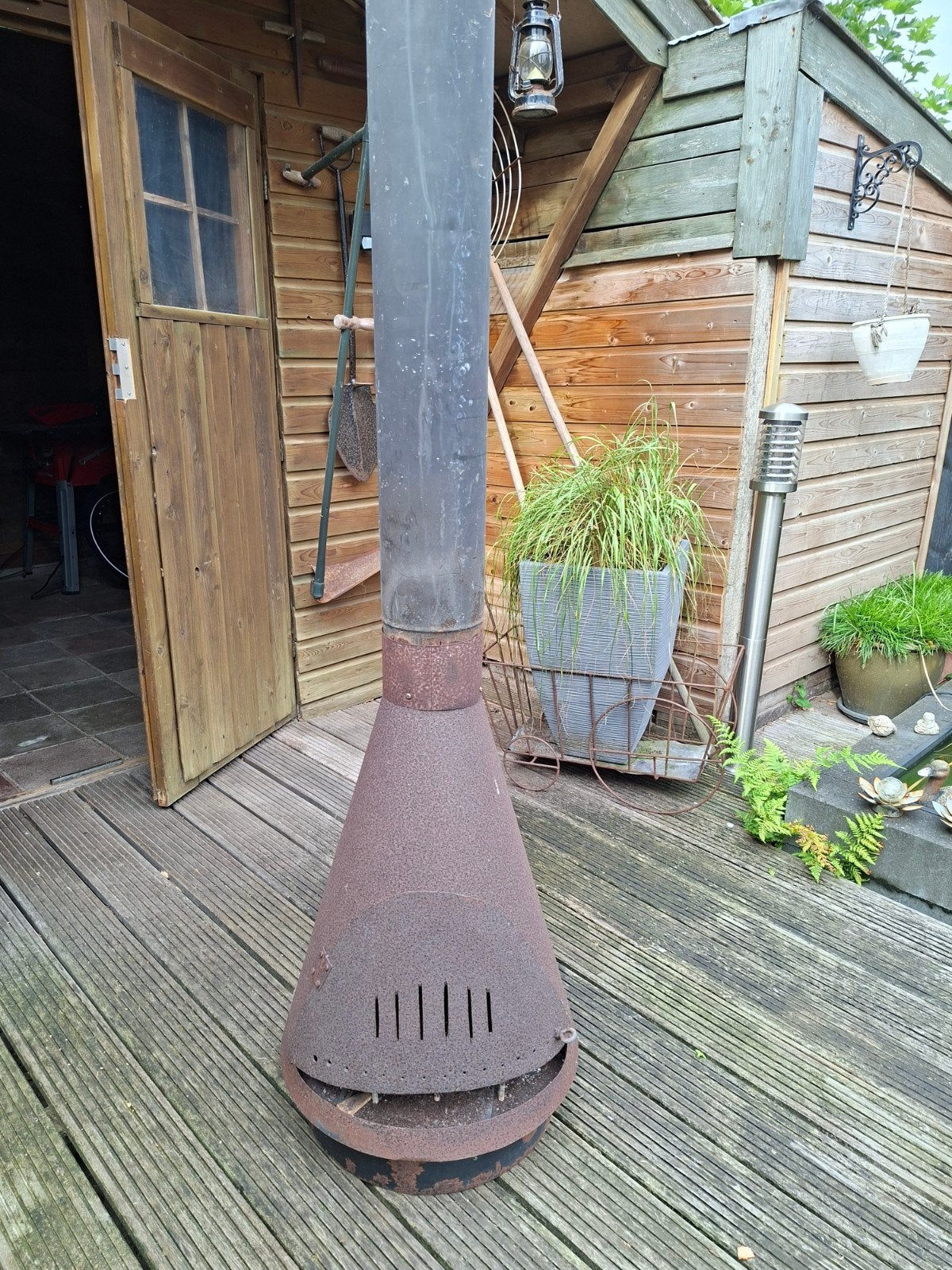 Rustieke vuurton/tuinhaard voor gezellige avonden, Ophalen, Gebruikt, Vuurton