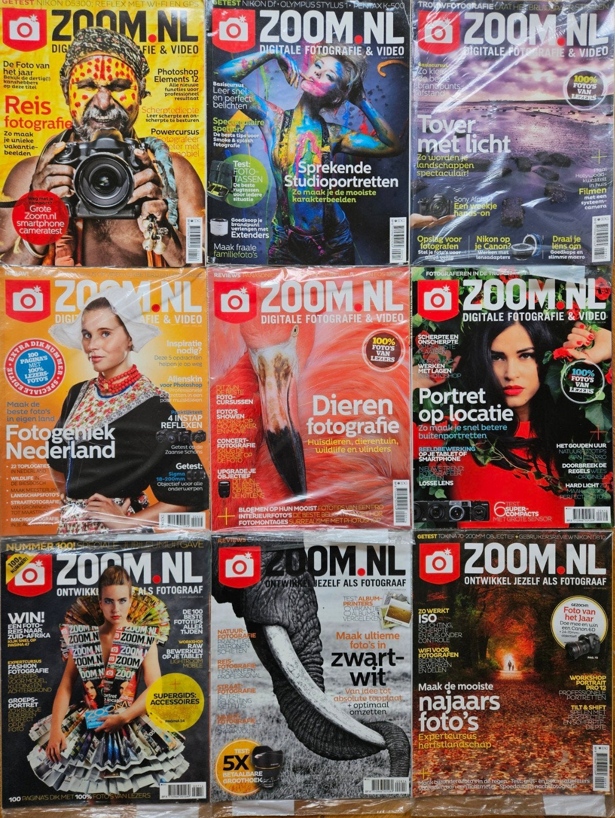 Zoom Digitale Fotografie & Video - Jaargang 2014 (ongelezen), Boeken, Tijdschriften en Kranten, Ophalen, Zo goed als nieuw, Overige typen