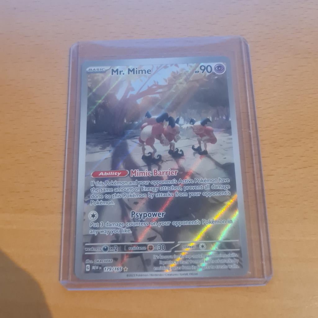 Mr. Mime Pokémon Kaart (SWSH179/163) - Zo goed als nieuw, Ophalen of Verzenden, Zo goed als nieuw, Losse kaart, Foil