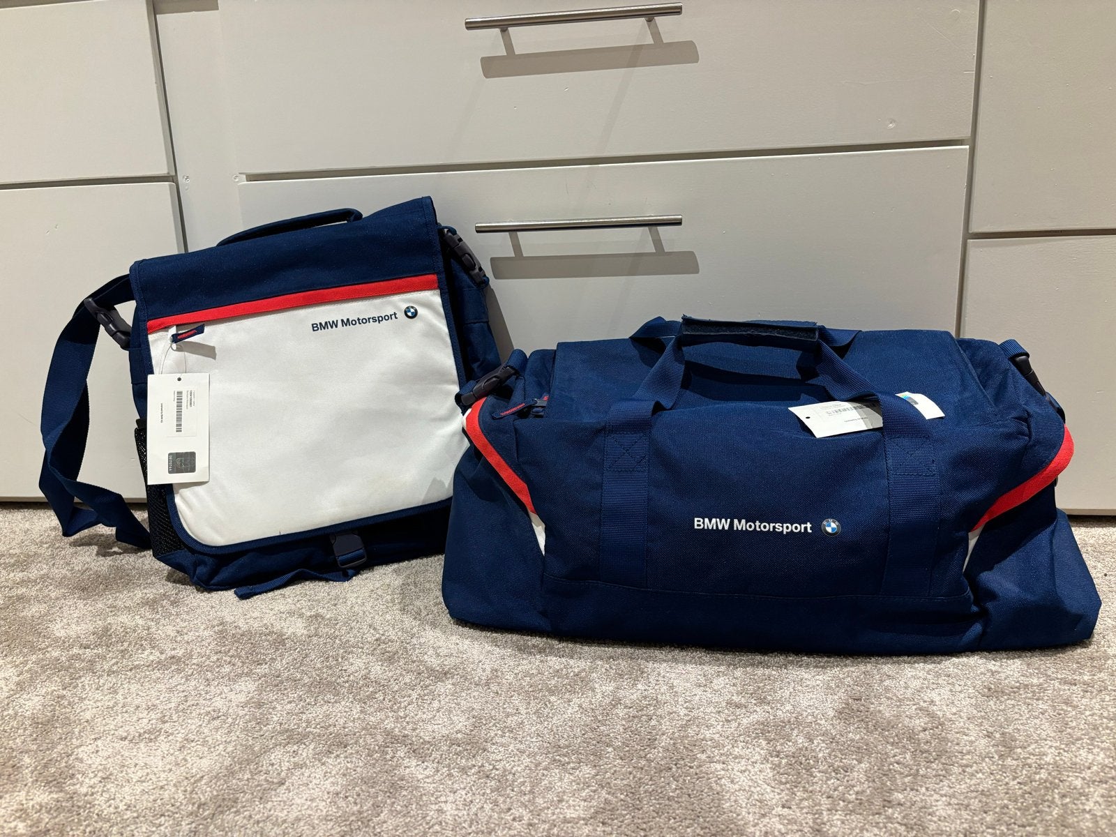 Vintage BMW Motorsport sporttas en laptoptas - Nieuw, Overige merken, 40 cm of meer, Minder dan 30 cm, Nieuw
