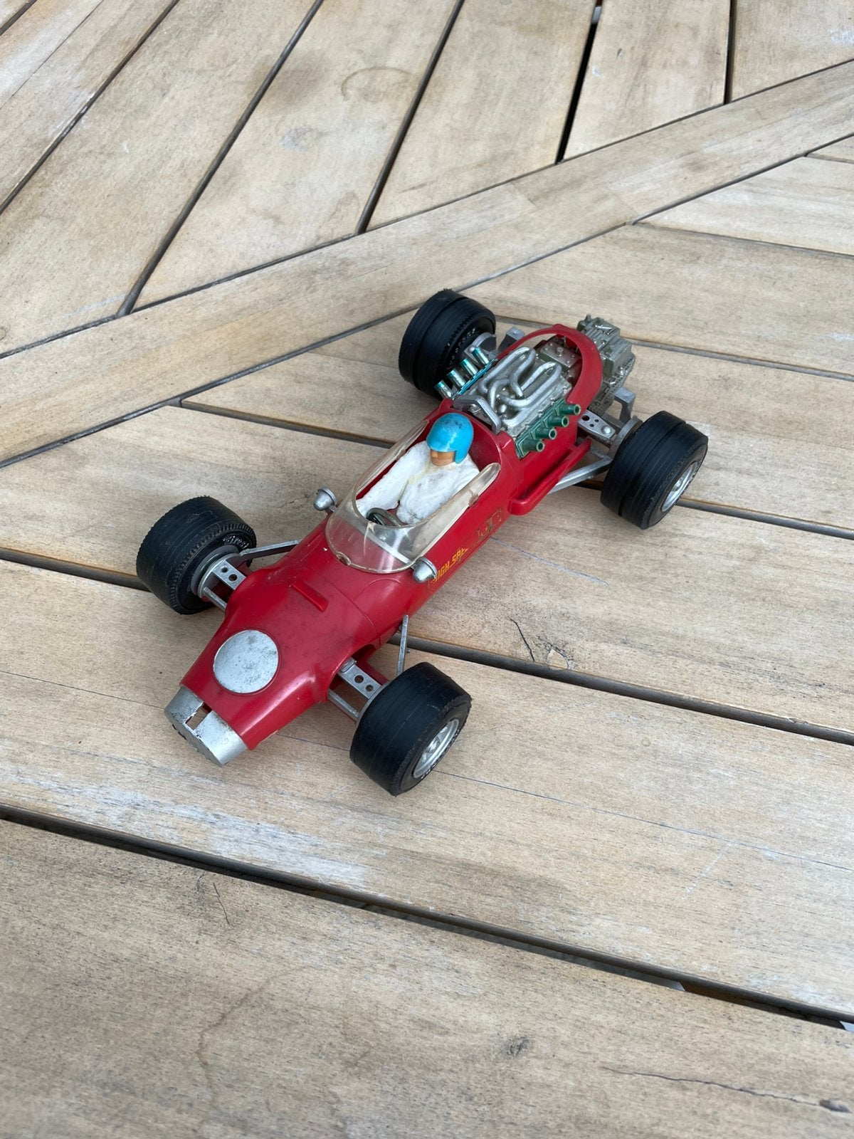 Vintage German AK Stelco Ford Lotus F1 Race Car Toy, Hobby en Vrije tijd, Ophalen, Gebruikt, Auto, Overige merken