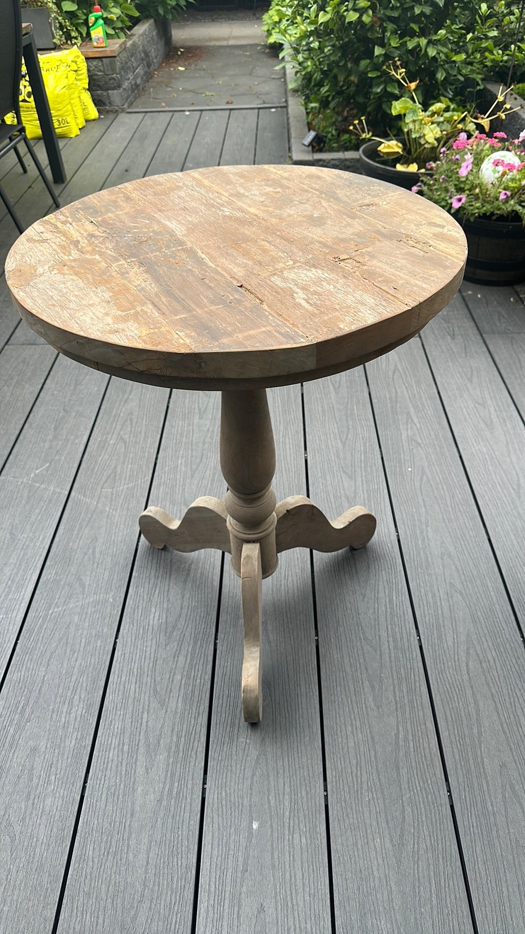 Tin serie wijntafel/ bijzettafels landelijke stijl, Ophalen, Zo goed als nieuw
