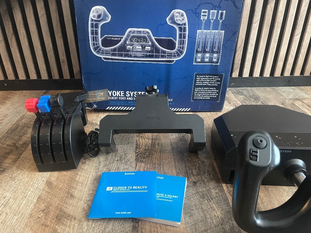 Saitek Yoke system, Ophalen, Gebruikt, Saitek