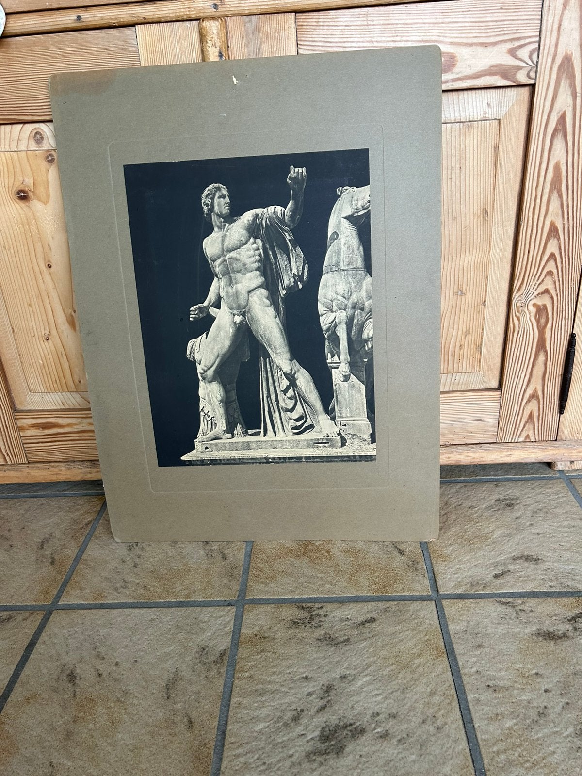OUDE SCHOOLPLATEN VAN OUDE GRIEKSE EN ROMEINSE SCULPTUREN, Antiek en Kunst, Antiek | Schoolplaten, Ophalen of Verzenden, Geschiedenis