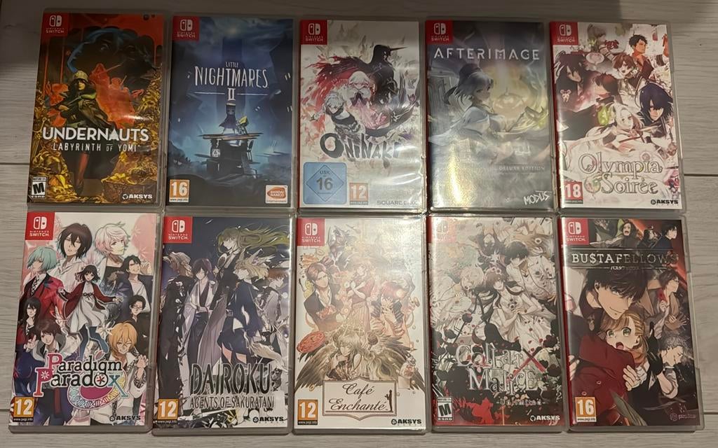 Nintendo switch games, Spelcomputers en Games, Games | Nintendo Switch, Gebruikt, Overige genres, 3 spelers of meer, Vanaf 3 jaar