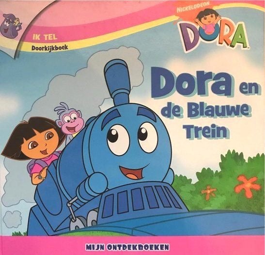 Boek Dora - Dora En De Blauwe Trein, Nickelodeon, Fictie algemeen, Jongen of Meisje, Ophalen of Verzenden