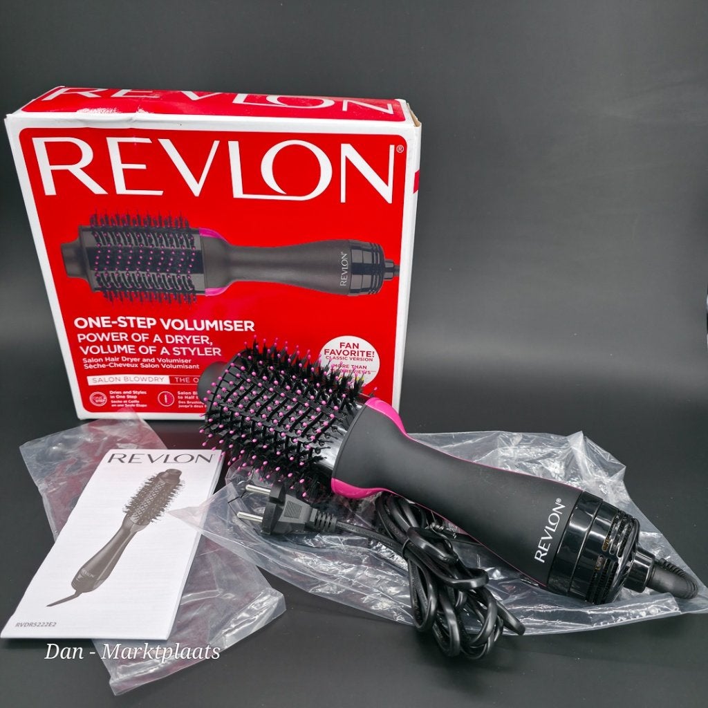 REVLON ovale föhnborstel (7 cm) - RVDR5222E2, ., Ophalen of Verzenden, Zo goed als nieuw, Revlon