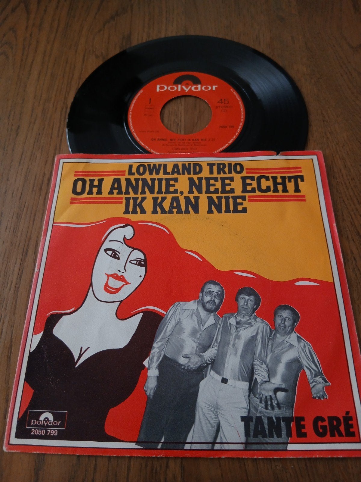 VINYL SINGLE  LOWLAND TRIO  1982, Verzenden, Zo goed als nieuw, Overige formaten, Levenslied of Smartlap