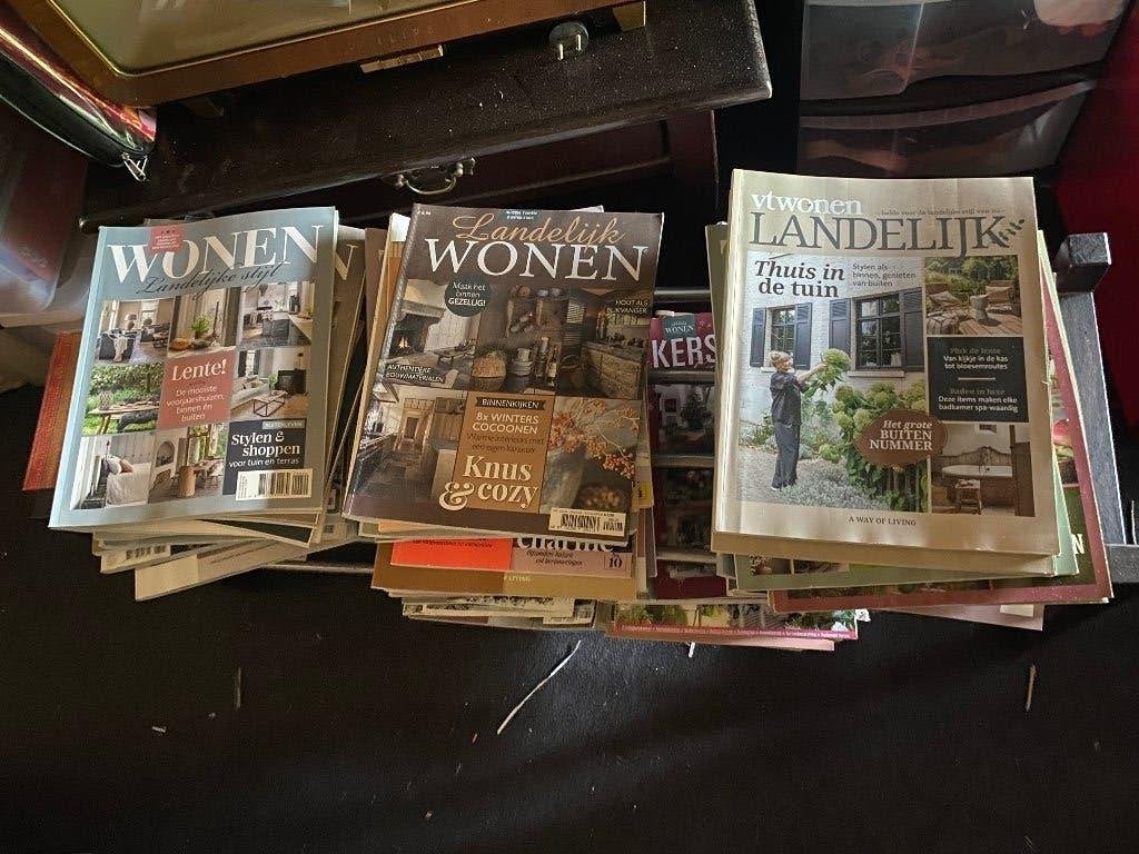 Heel veel Landelijk wonen/landelijke stijl tijdschriften, Ophalen of Verzenden, Zo goed als nieuw, Overige typen