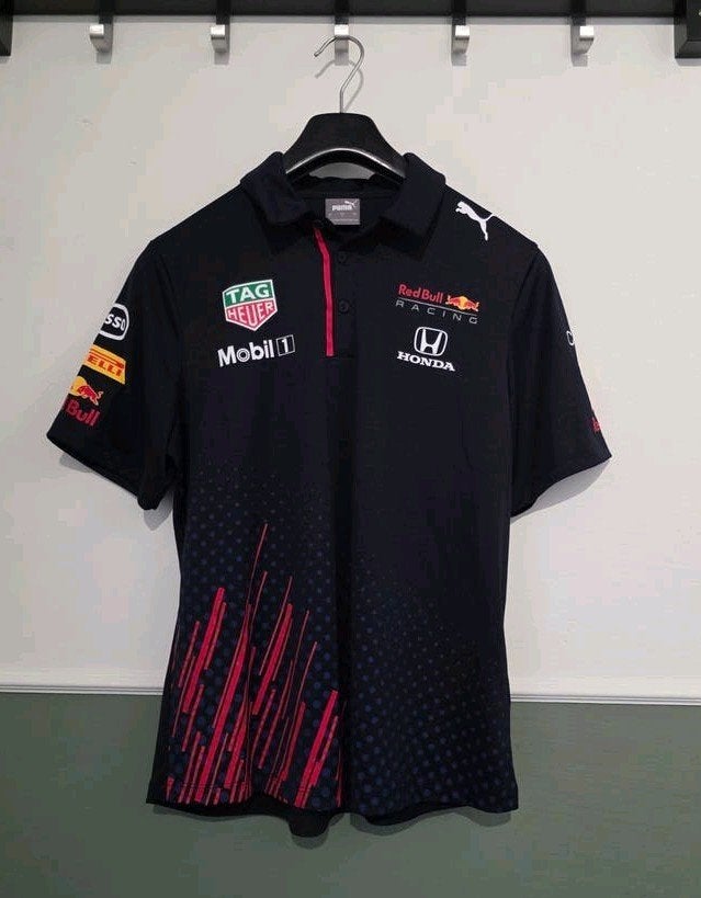 Puma Red Bull Racing polo shirt maat L 2021 Max Verstappen, Verzamelen, Ophalen of Verzenden, Zo goed als nieuw, Formule 1
