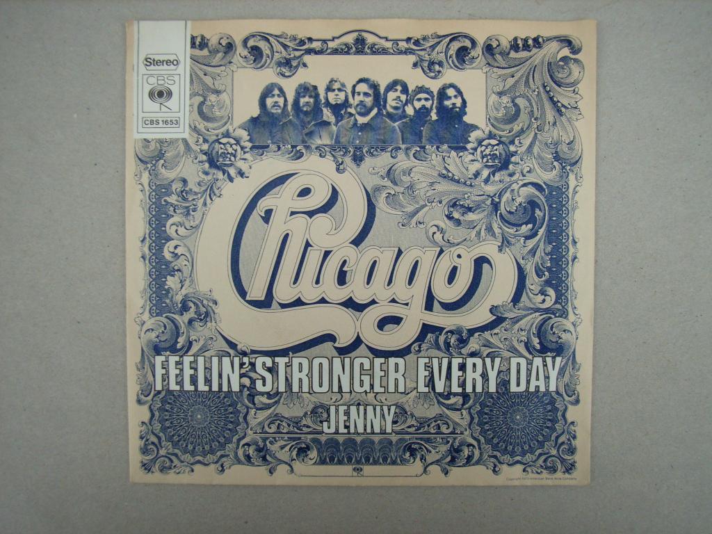 Chicago Feelin stronger every Day Jenny, Ophalen of Verzenden, Zo goed als nieuw, Pop, Single