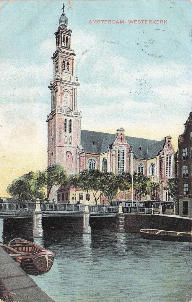 703-285-049 Amsterdam Westerkerk, Verzenden, Voor 1920, Noord-Holland