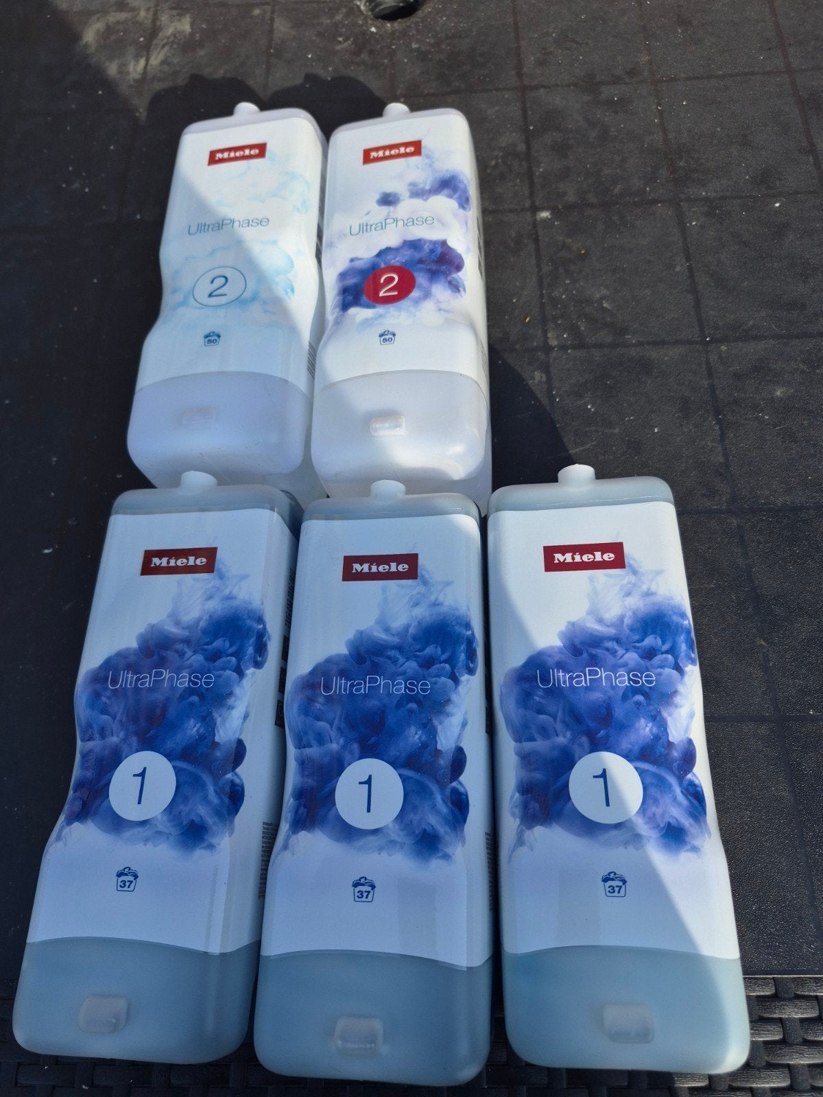 Miele UltraPhase TwinDos wasmiddel – 3x Phase 1 + 2x Phase 2, Ophalen, Schoonmaakmiddel