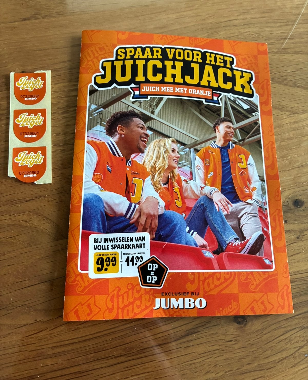 Jumbo juich jack jas zegels 3 stuks, Jumbo, Ophalen of Verzenden