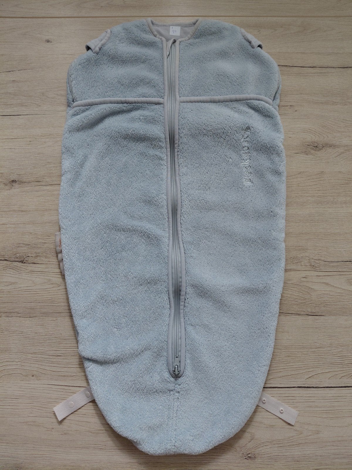 Puckababy mini, teddy Sky, gebruikte staat, Kinderen en Baby's, Ophalen of Verzenden, Slaapzak, Puckababy