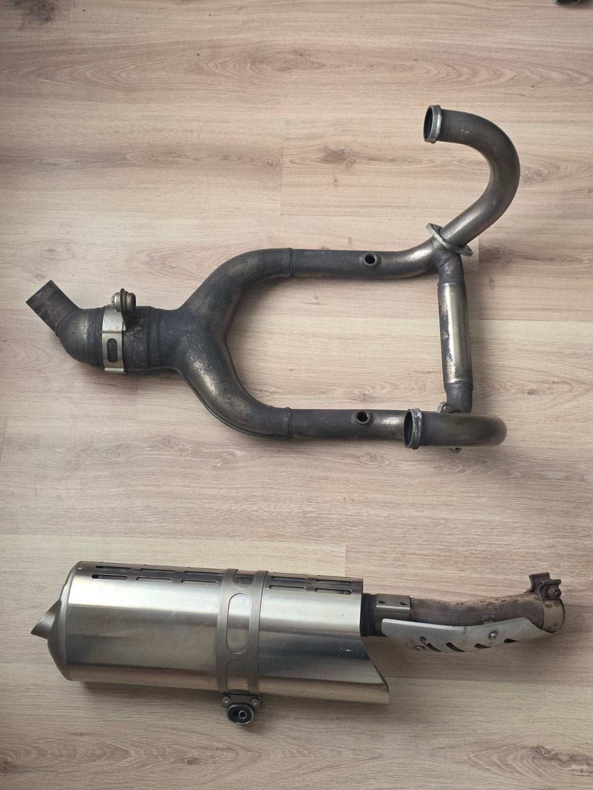 BMW R1200GSA K25 Uitlaat Compleet 2009, Ophalen of Verzenden