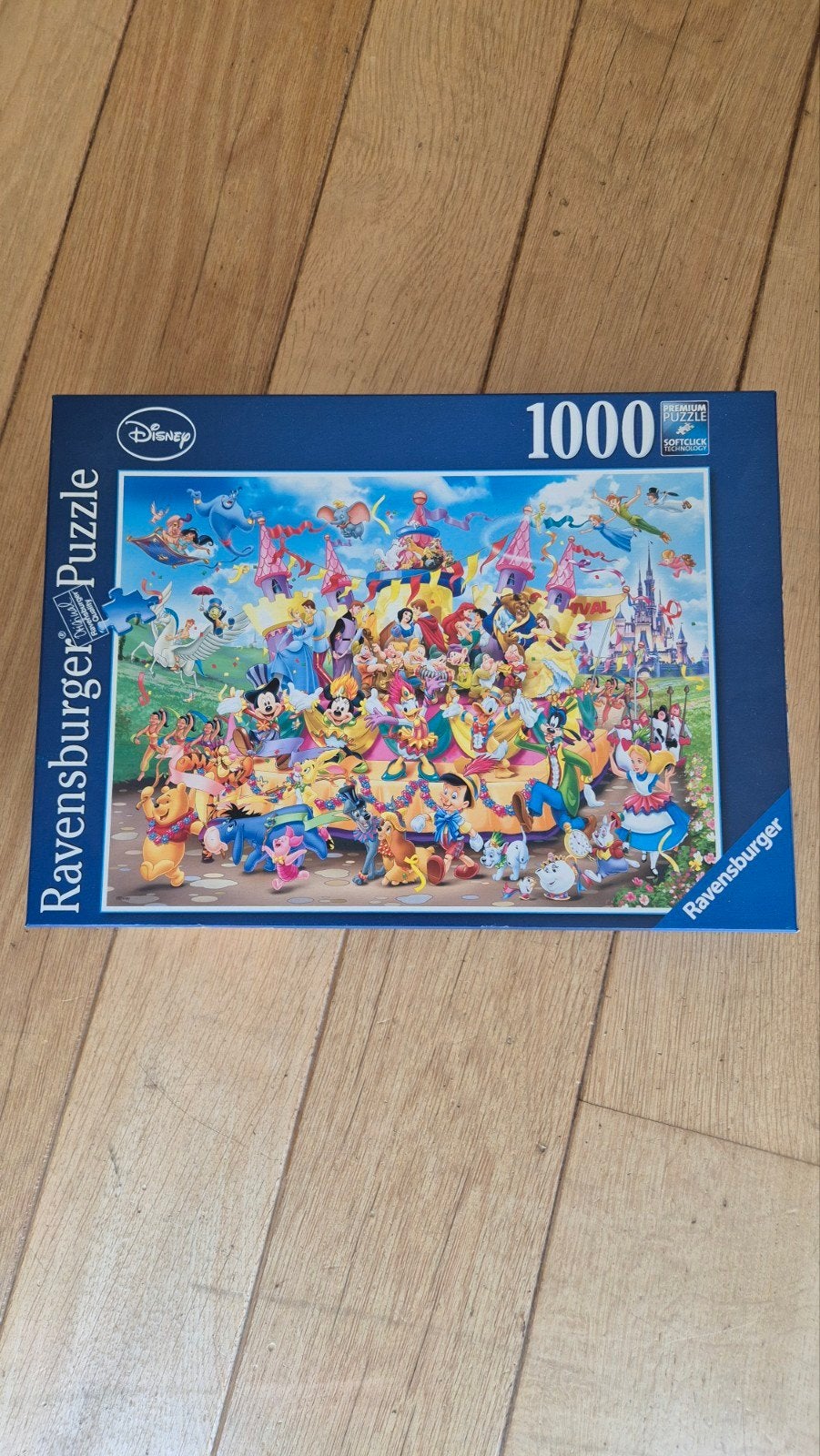 Ravensburger Disney Carnival 1000 stukjes les puzzel, Ophalen of Verzenden, 500 t/m 1500 stukjes, Zo goed als nieuw, Legpuzzel