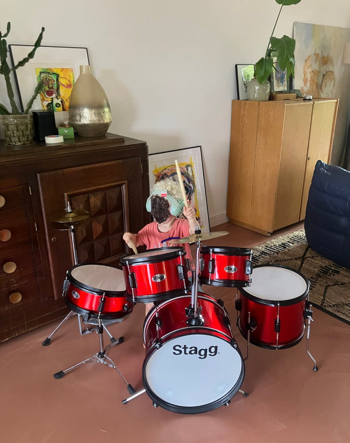 Stagg 5-delig kinderdrumstel, Ophalen, Gebruikt, Overige merken